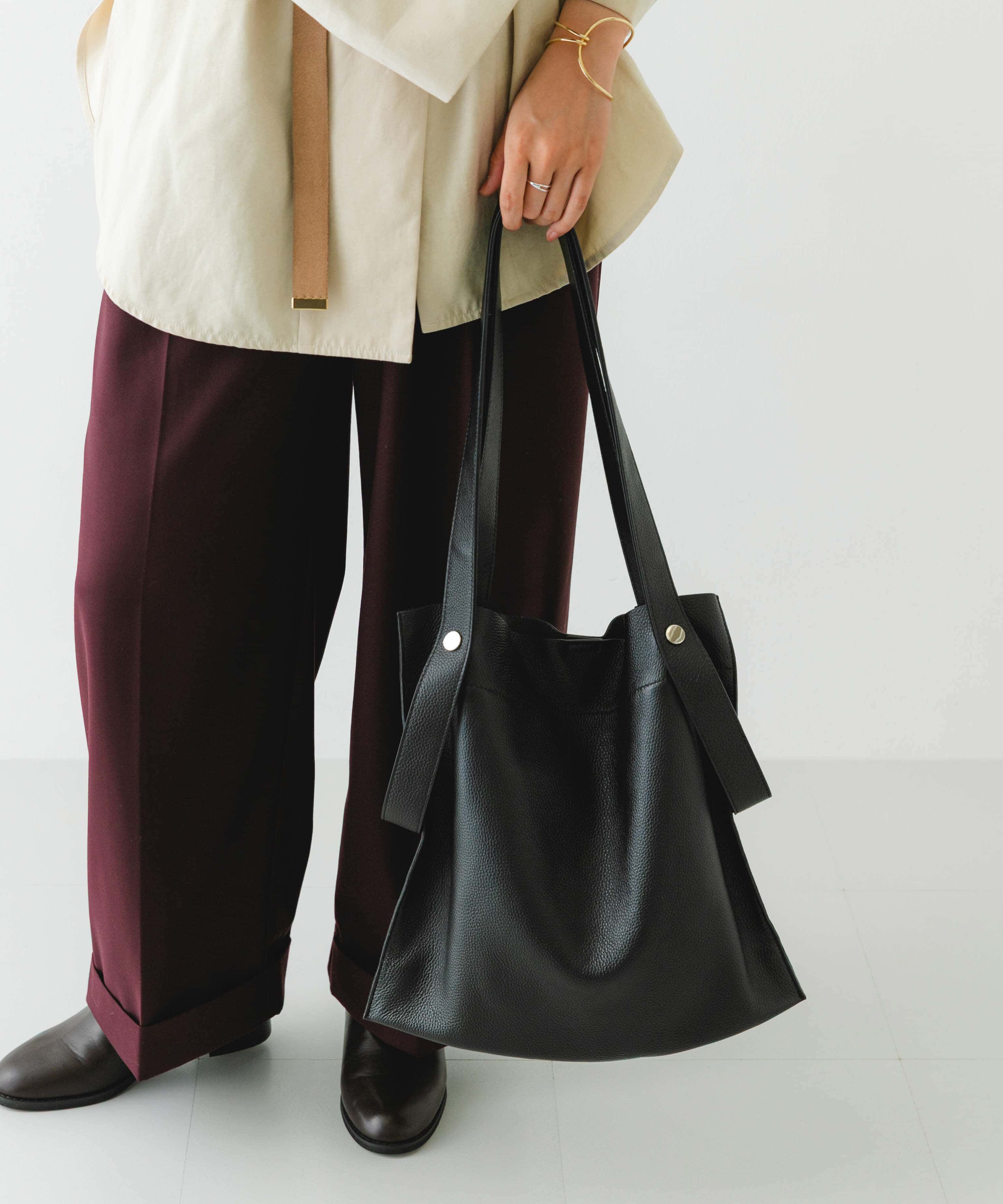 RODE SKO「『一部別注カラー』BEAURE　カウレザー2デザインベルトバッグ」|トートバッグ|