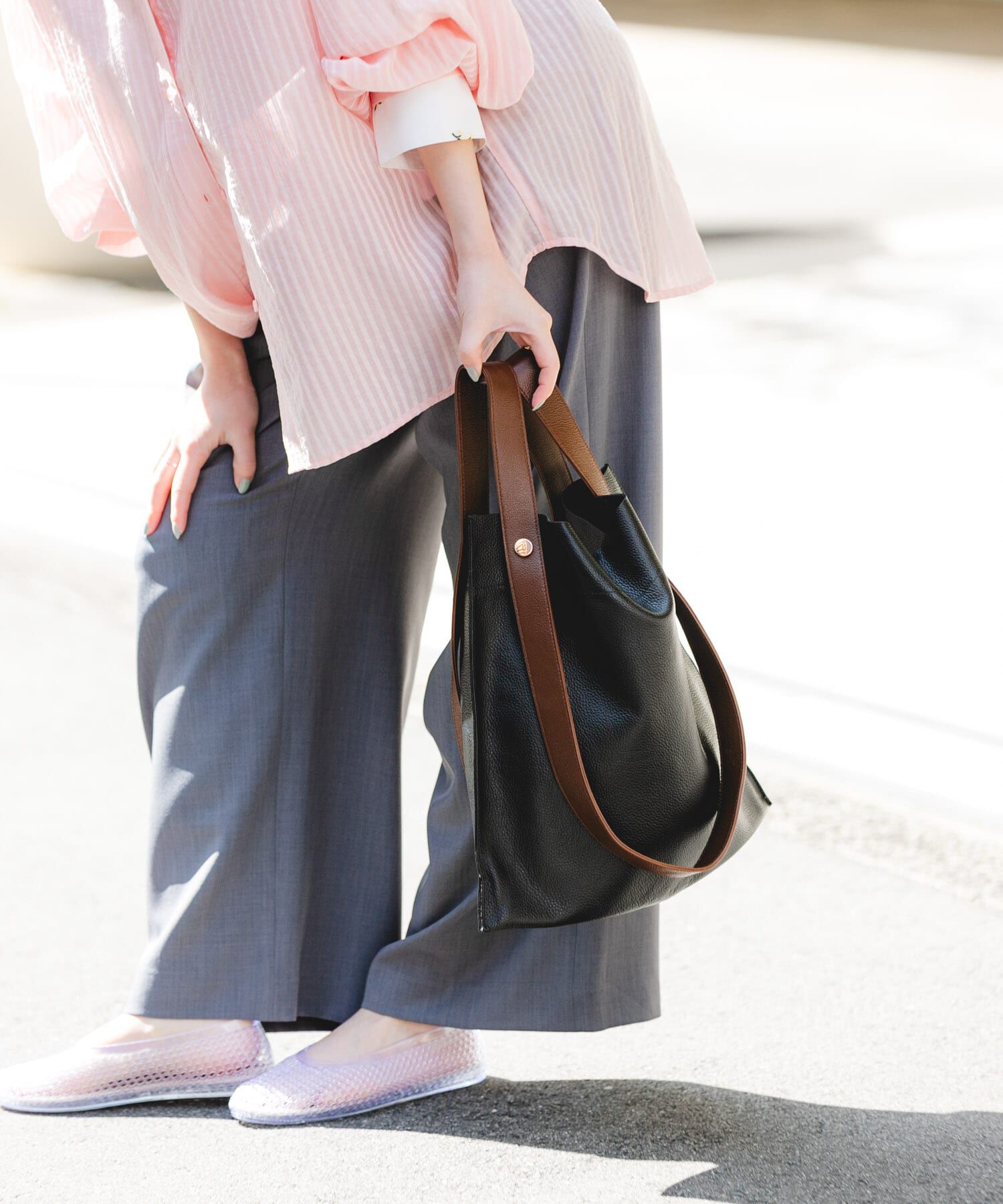 RODE SKO「『一部別注カラー』BEAURE　カウレザー2デザインベルトバッグ」|トートバッグ|