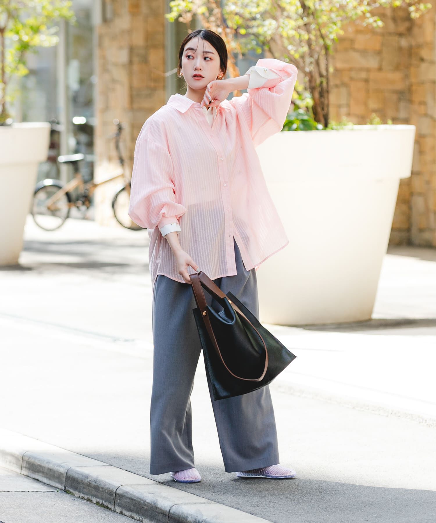 RODE SKO「『一部別注カラー』BEAURE　カウレザー2デザインベルトバッグ」|トートバッグ|