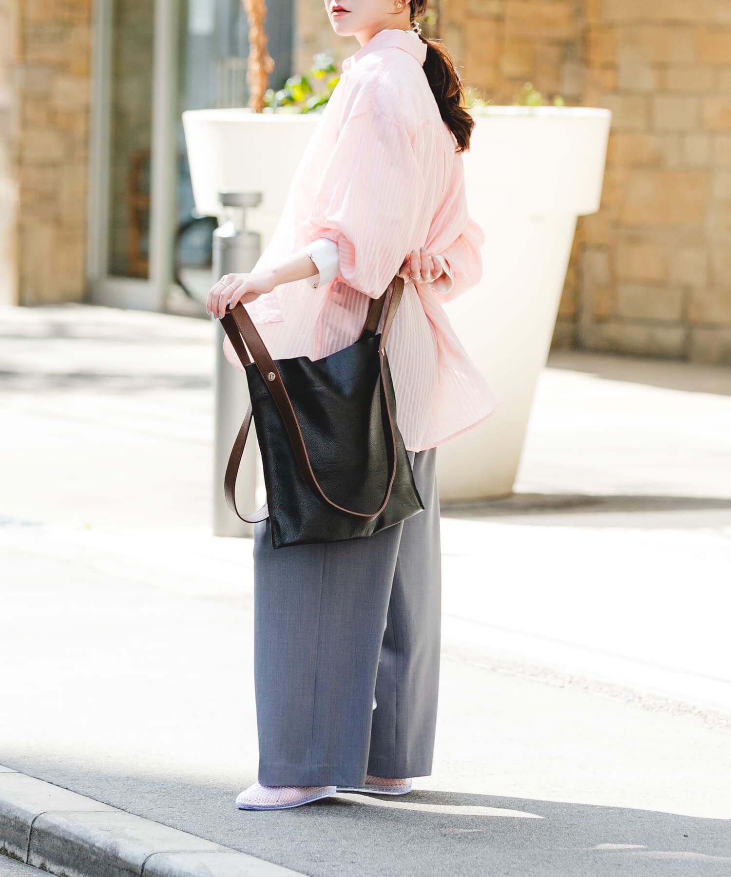 RODE SKO「『一部別注カラー』BEAURE　カウレザー2デザインベルトバッグ」|トートバッグ|