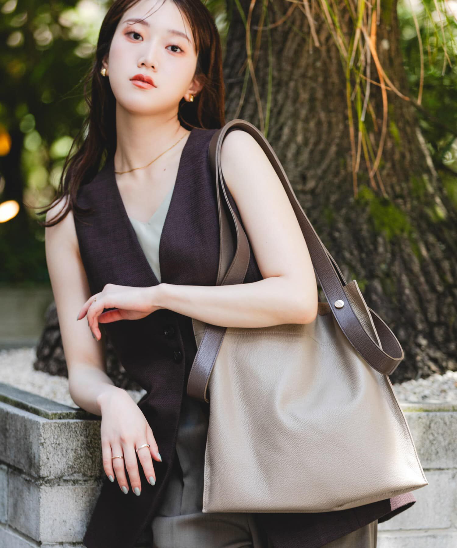 RODE SKO「『一部別注カラー』BEAURE　カウレザー2デザインベルトバッグ」|トートバッグ|