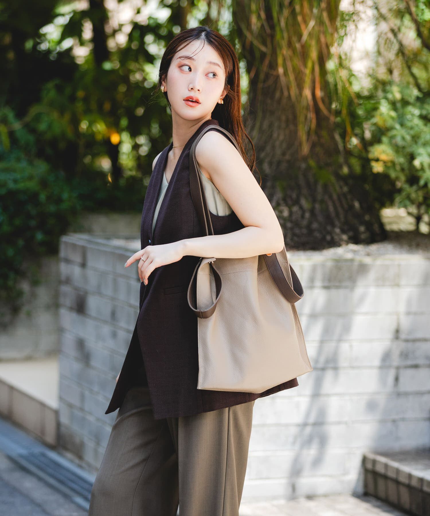 RODE SKO「『一部別注カラー』BEAURE　カウレザー2デザインベルトバッグ」|トートバッグ|