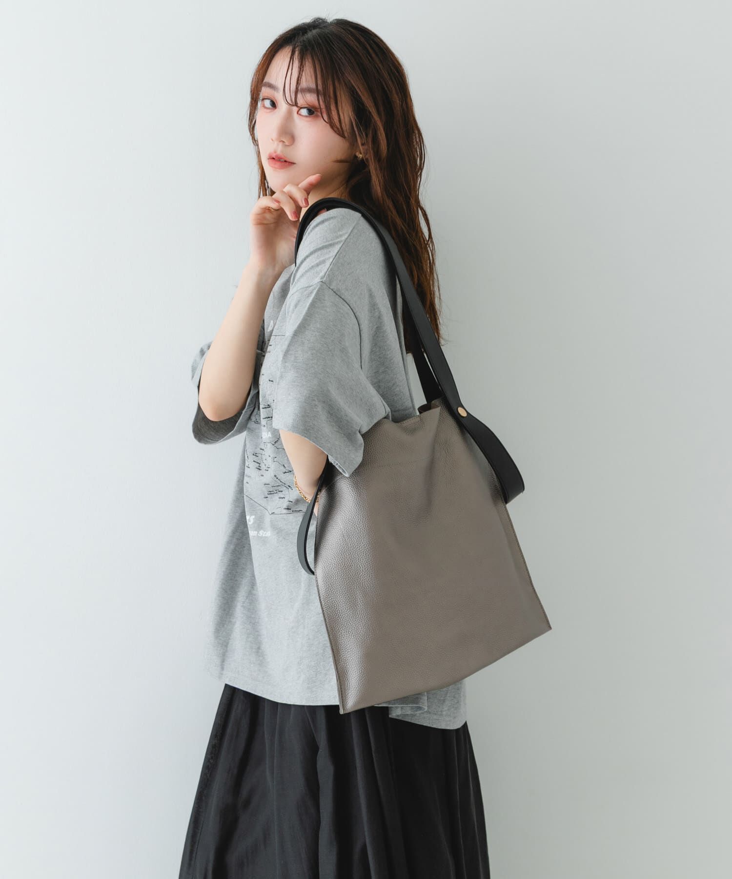 RODE SKO「『一部別注カラー』BEAURE　カウレザー2デザインベルトバッグ」|トートバッグ|