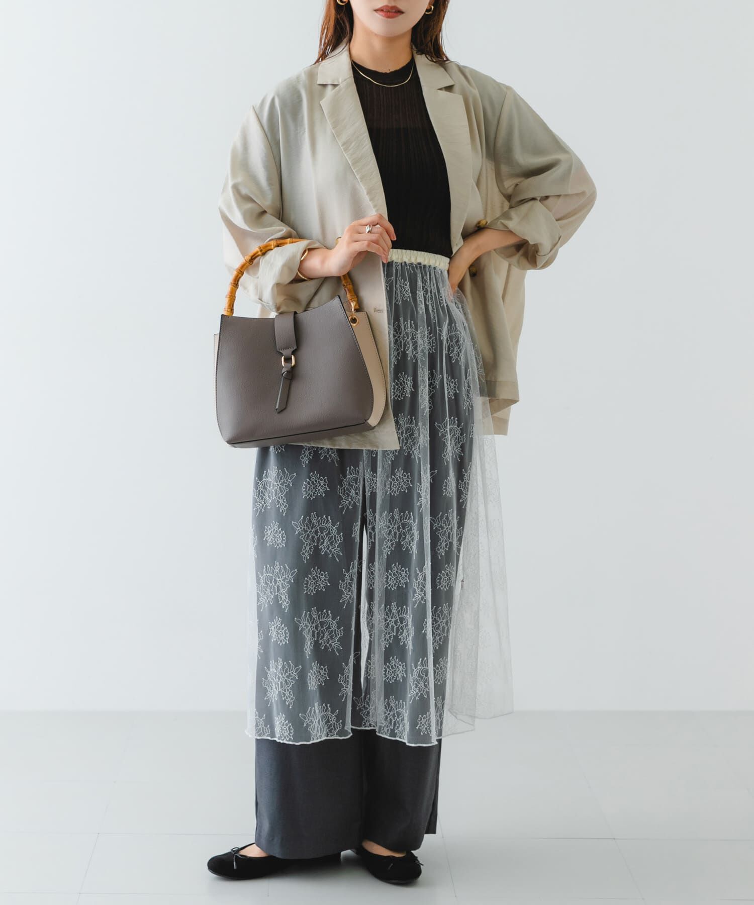 RODE SKO「バンブーワンハンドルバッグ」|ハンドバッグ|