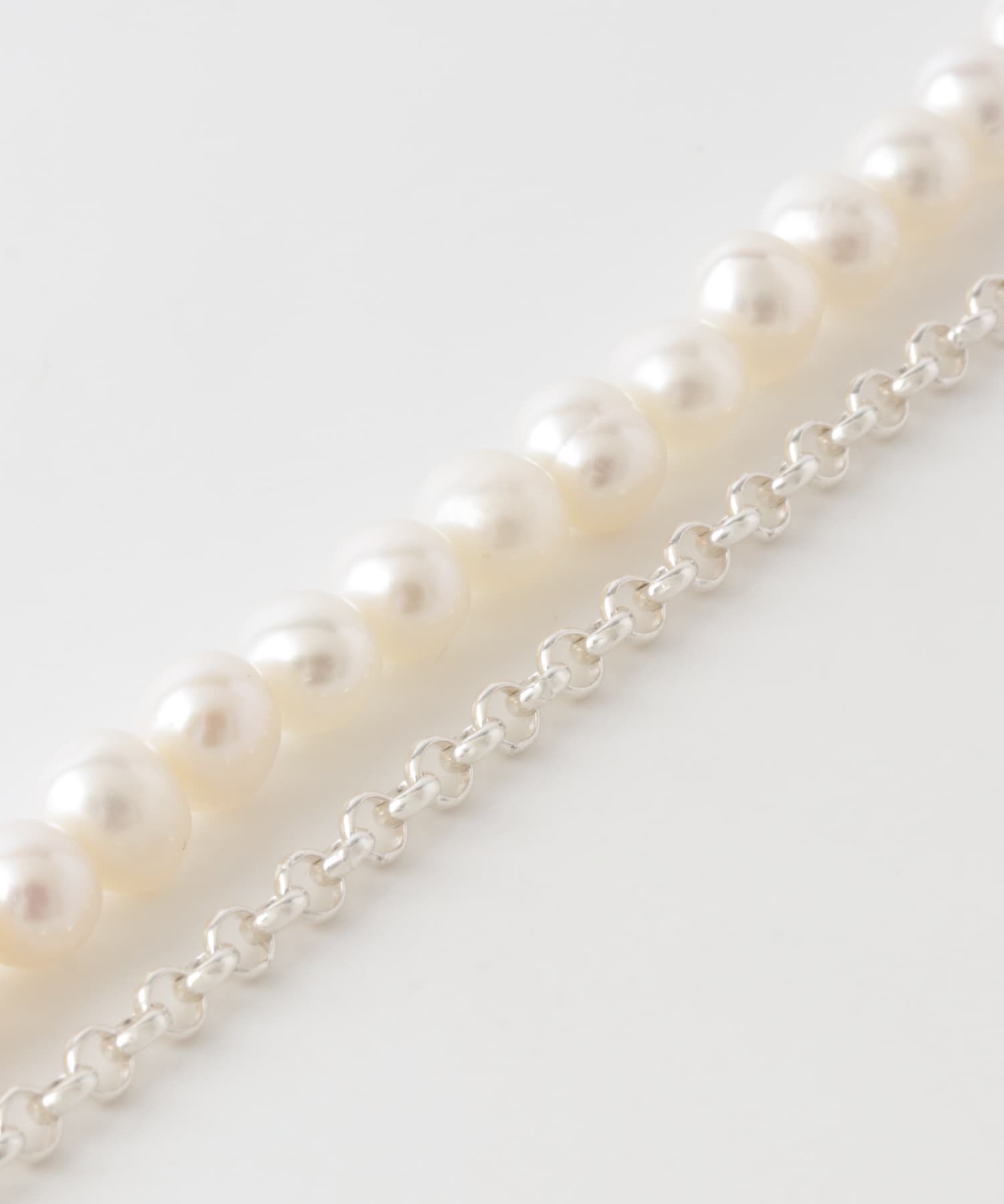 SMELLY「SMELLY so&rsquo;　2way pearl necklace slv」|ネックレス|