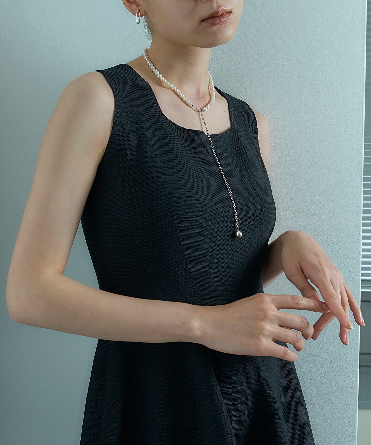 SMELLY「SMELLY so&rsquo;　2way pearl necklace slv」|ネックレス|