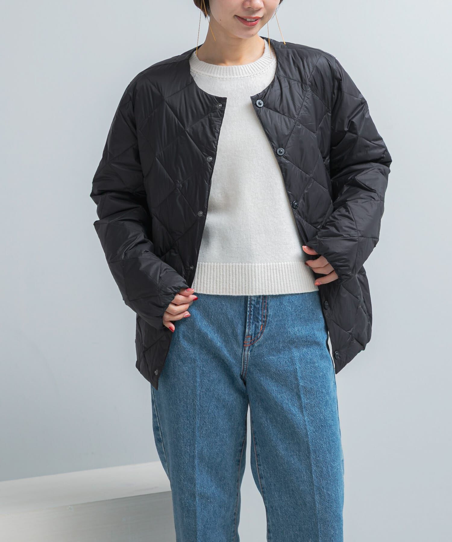 URBAN RESEARCH ROSSO「TAION　CREW NECK DOWN JACKET」|ダウン|