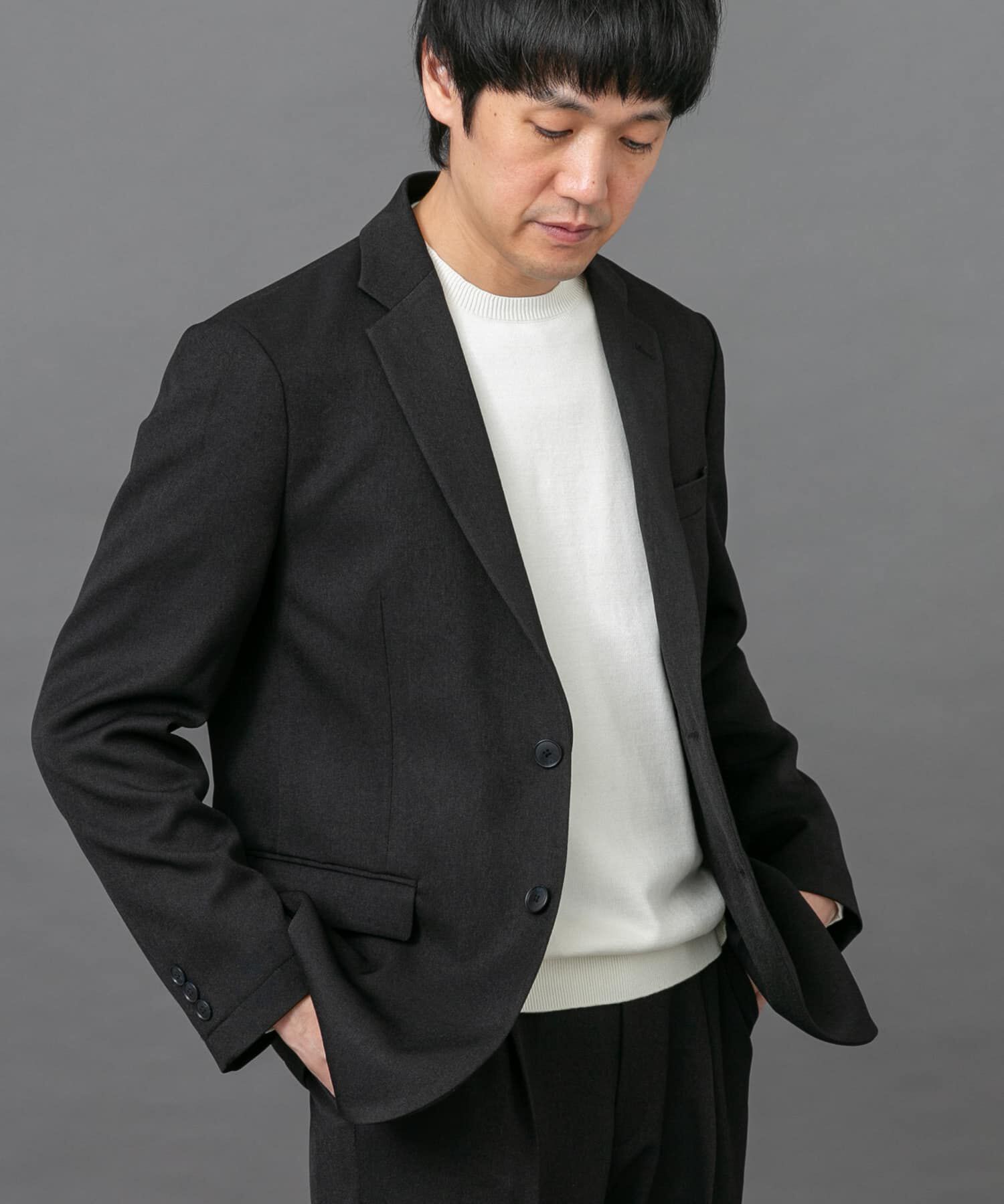 URBAN RESEARCH DOORS「LIFE STYLE TAILOR　ブラッシュドツイルストレッチジャケット」|その他|