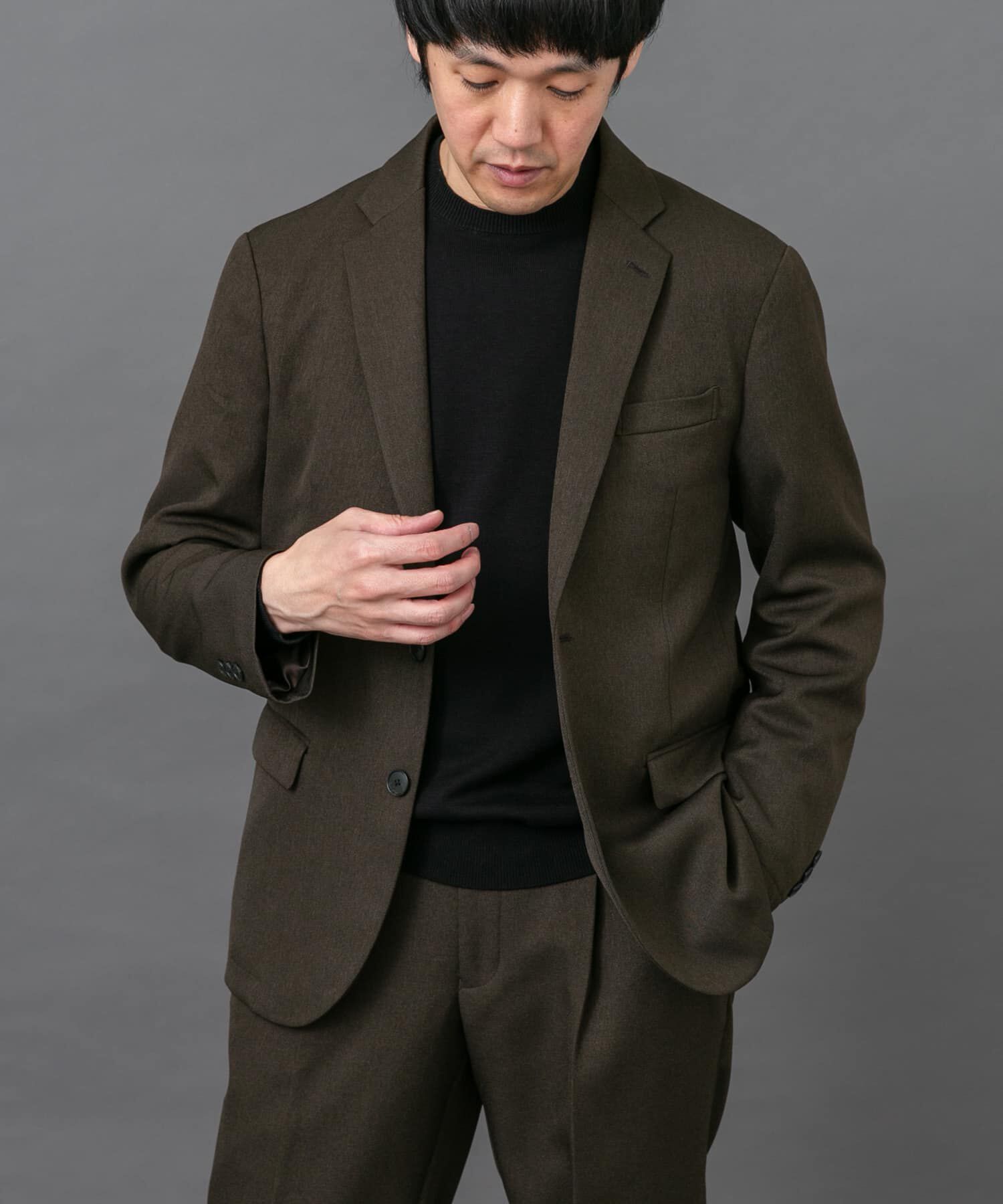 URBAN RESEARCH DOORS「LIFE STYLE TAILOR　ブラッシュドツイルストレッチジャケット」|その他|