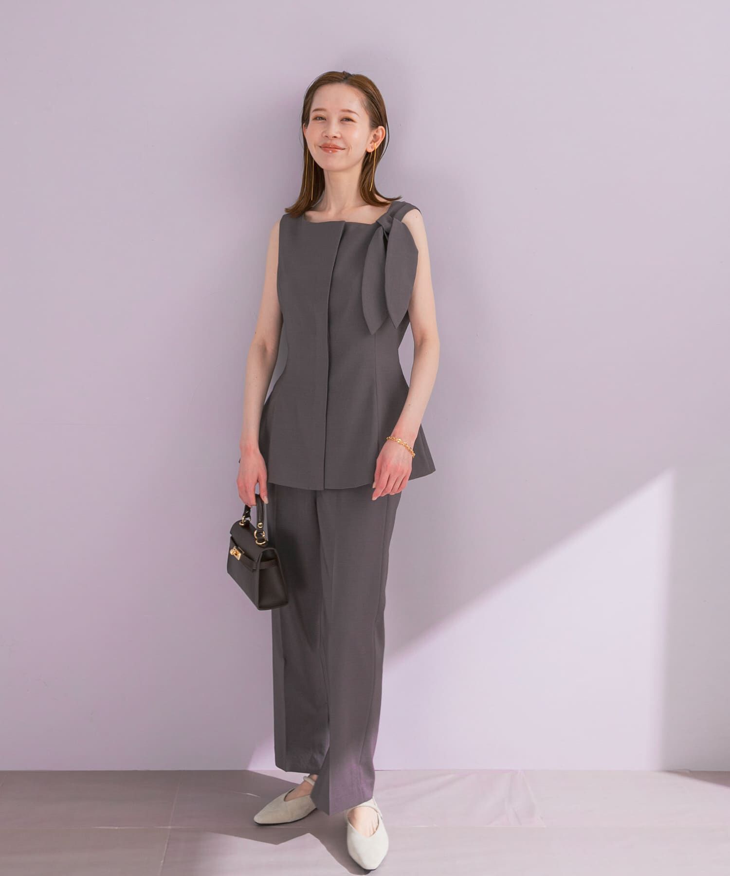 URBAN RESEARCH ROSSO「リボンデザイン2WAYジレセットアップ」|その他|