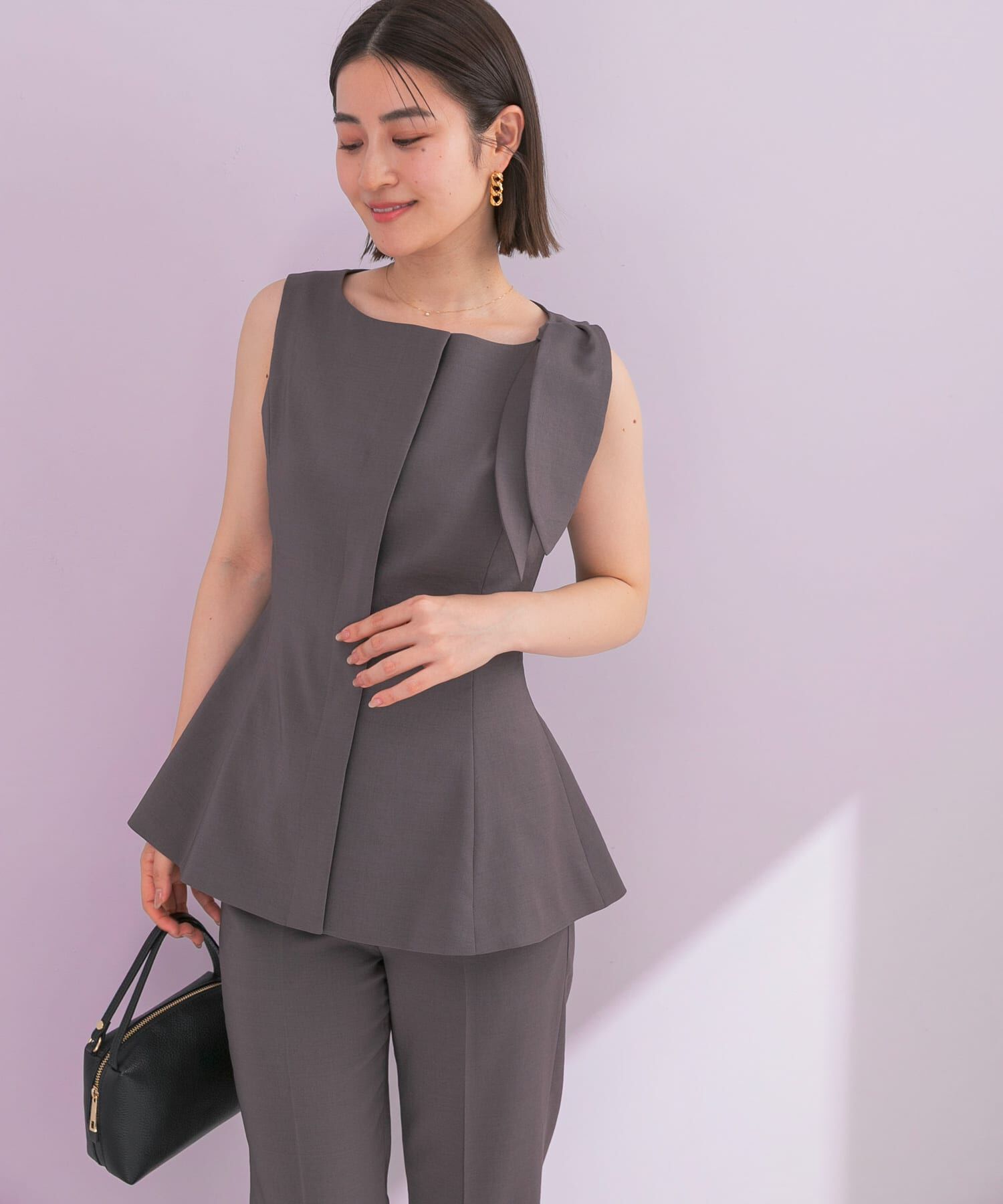 URBAN RESEARCH ROSSO「リボンデザイン2WAYジレセットアップ」|その他|