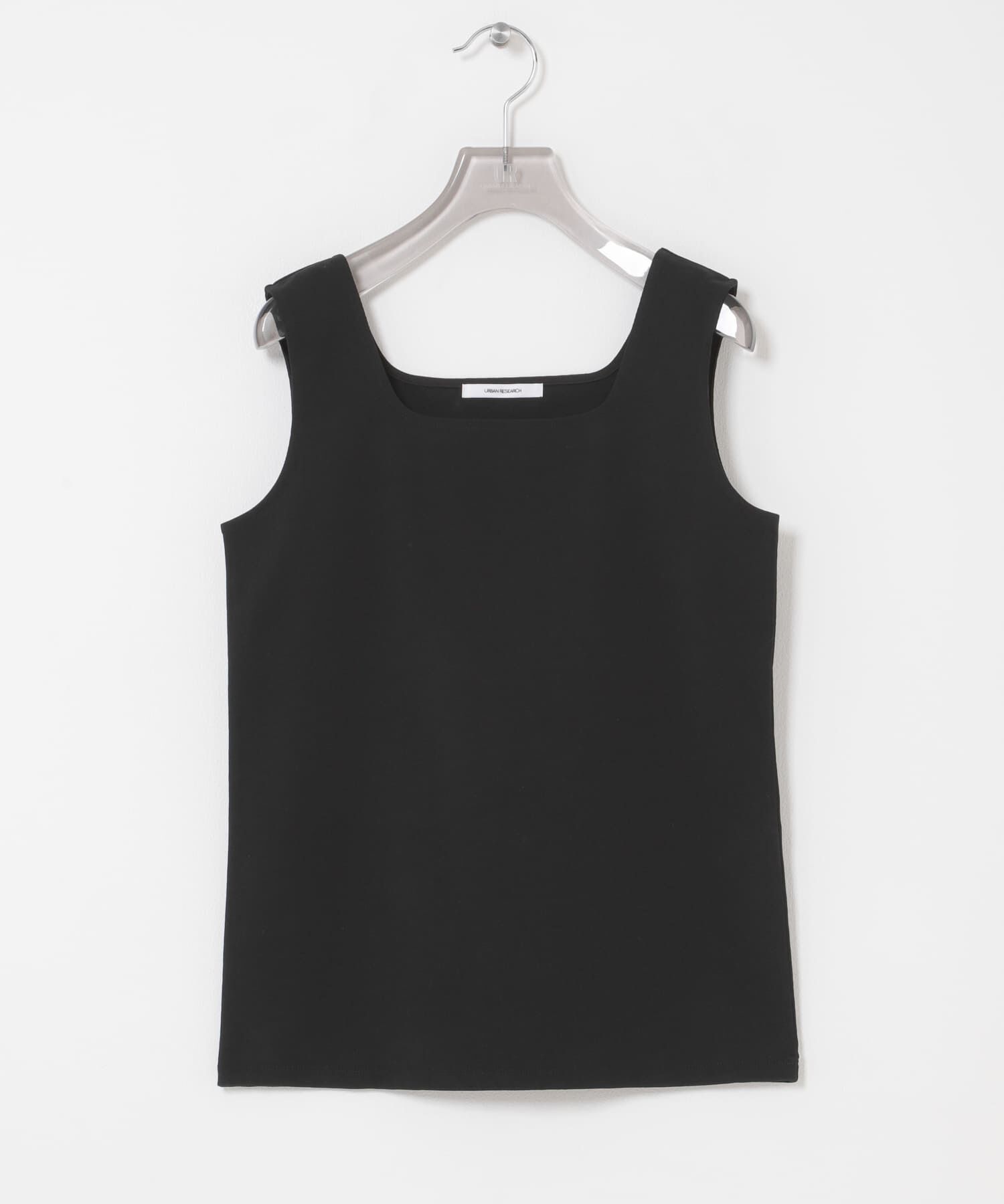 URBAN RESEARCH「スクエアネックタンクトップ」|タンクトップ|ブラック