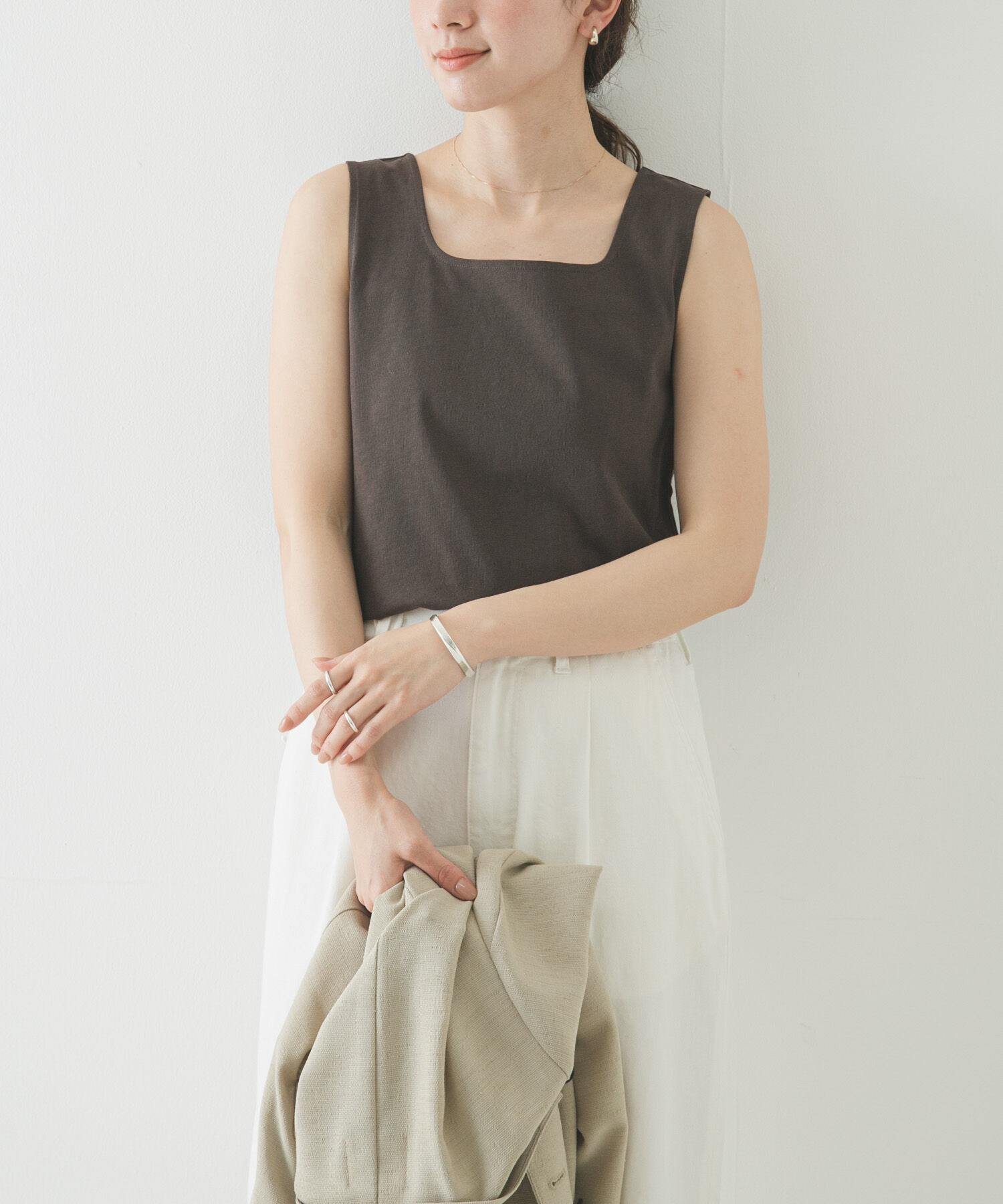 URBAN RESEARCH「スクエアネックタンクトップ」|タンクトップ|