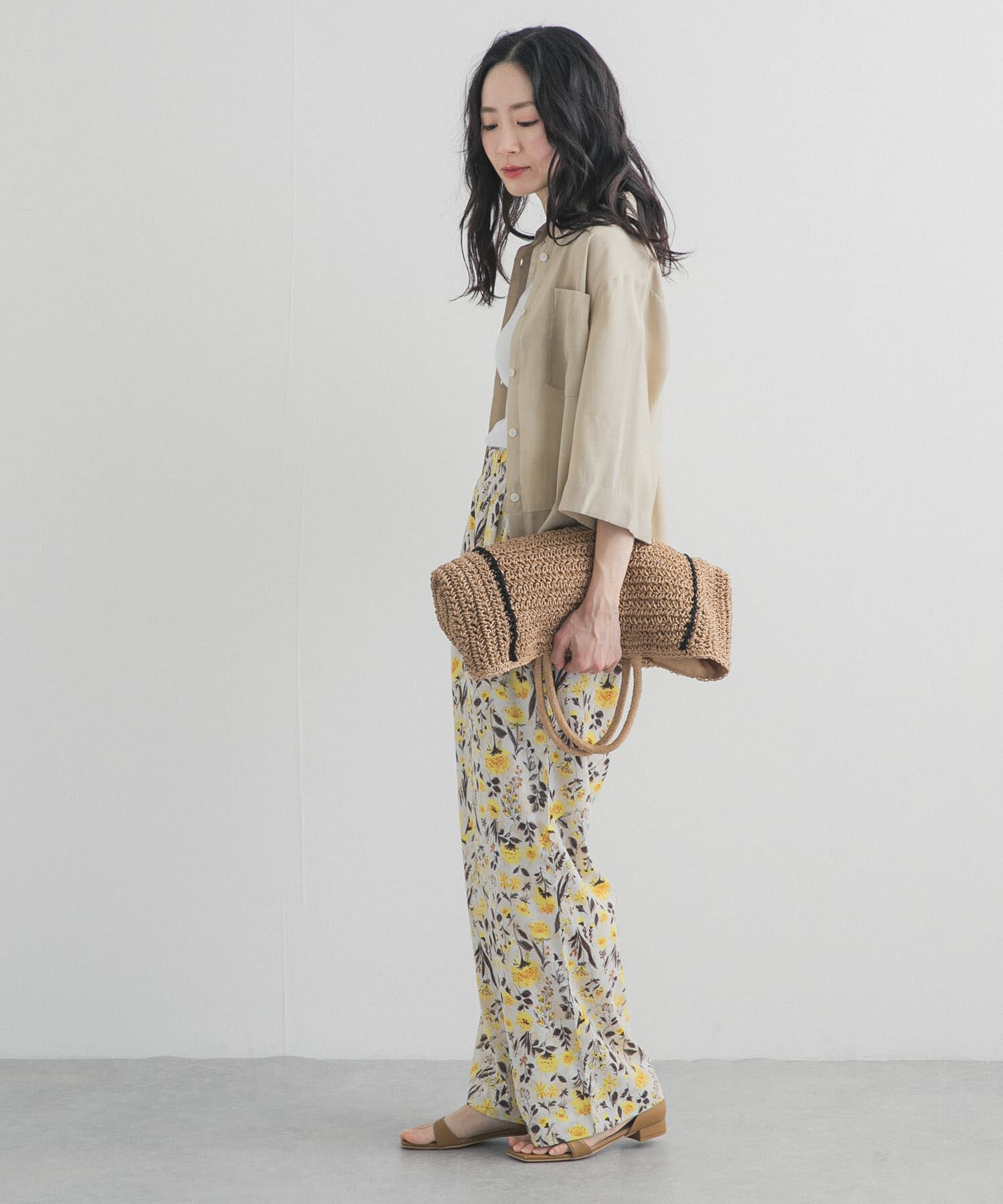 URBAN RESEARCH DOORS「『WEB/一部店舗限定カラー』フラワープリントイージーパンツ」|その他|