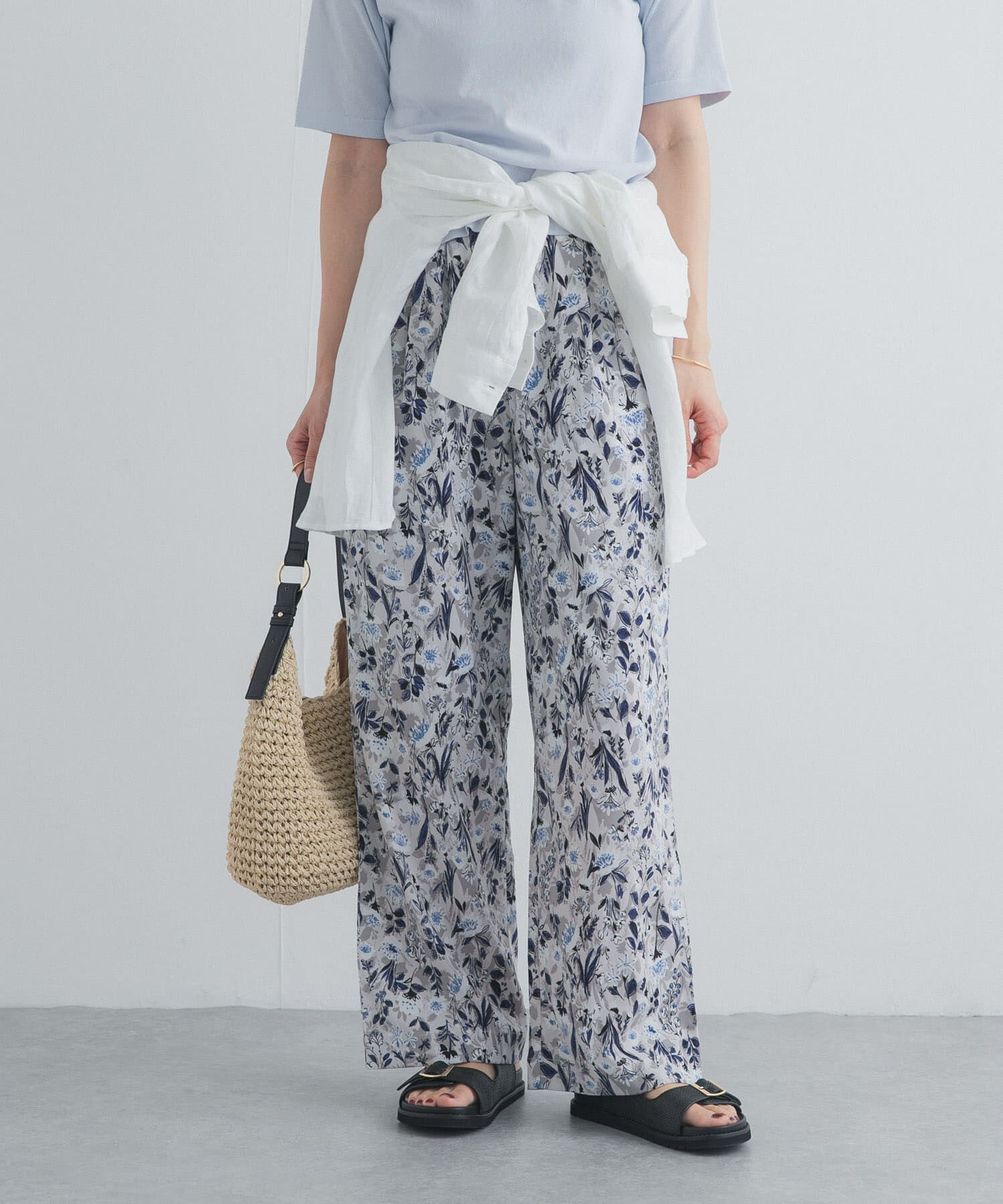 URBAN RESEARCH DOORS「『WEB/一部店舗限定カラー』フラワープリントイージーパンツ」|その他|