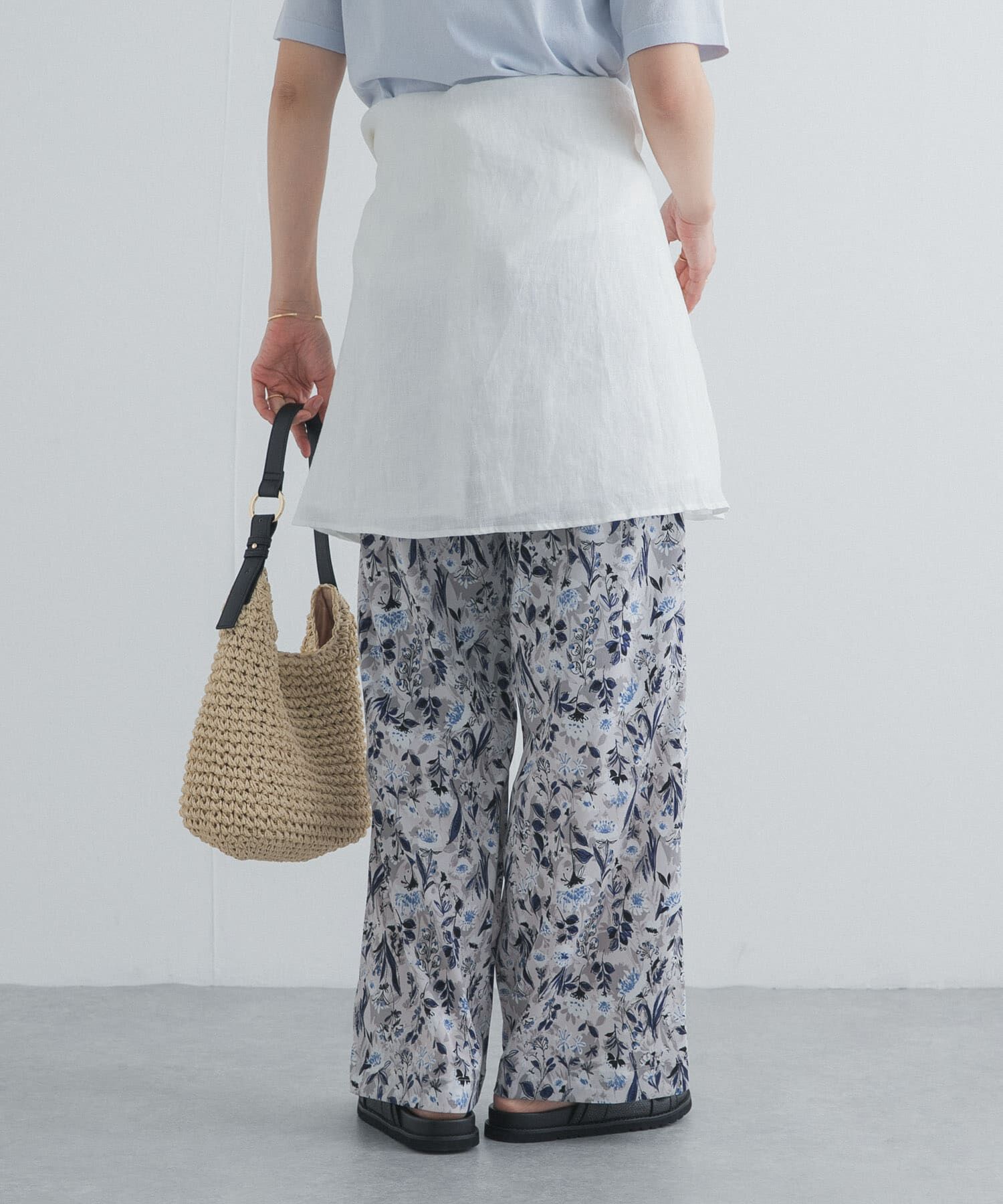 URBAN RESEARCH DOORS「『WEB/一部店舗限定カラー』フラワープリントイージーパンツ」|その他|