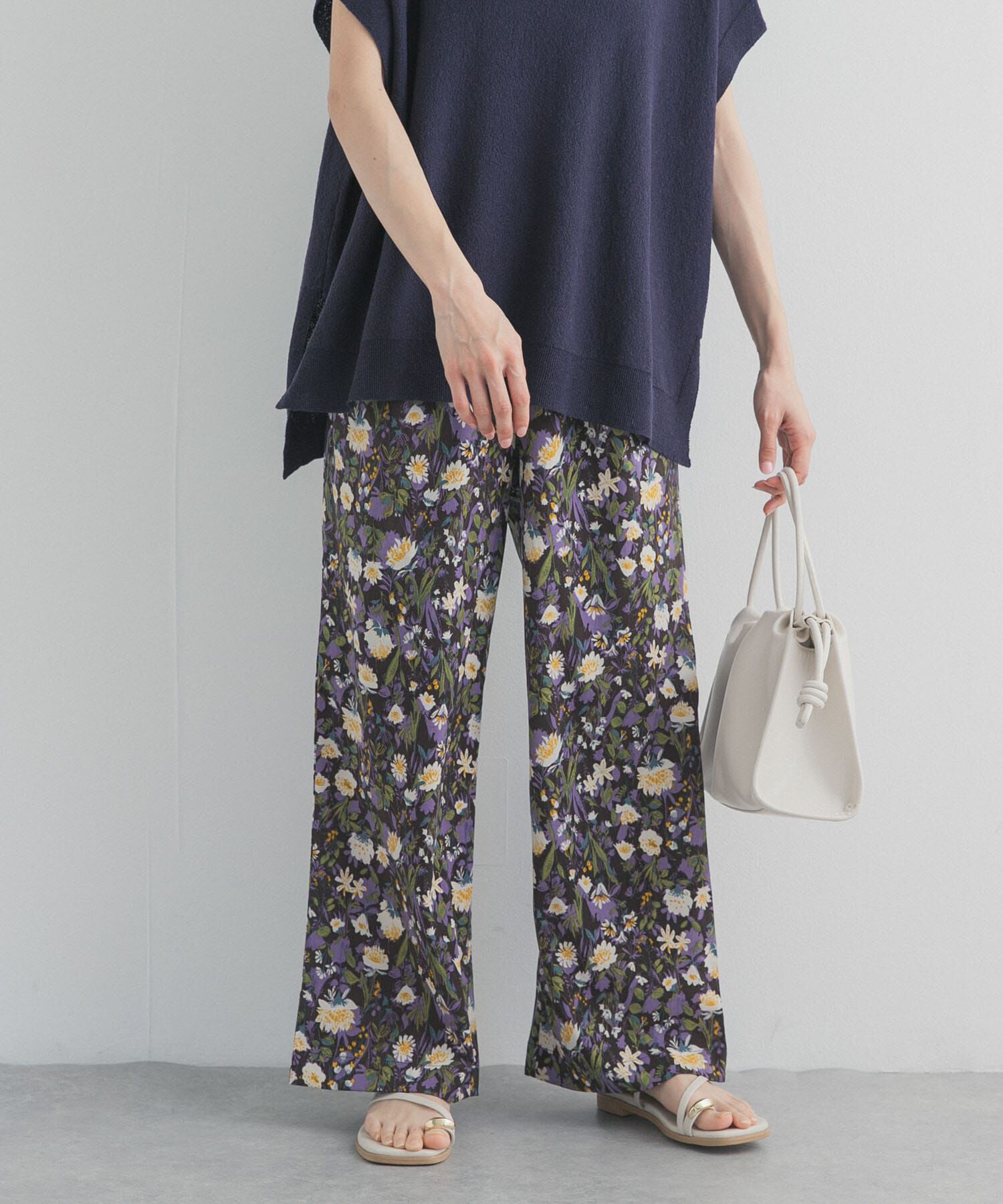 URBAN RESEARCH DOORS「『WEB/一部店舗限定カラー』フラワープリントイージーパンツ」|その他|