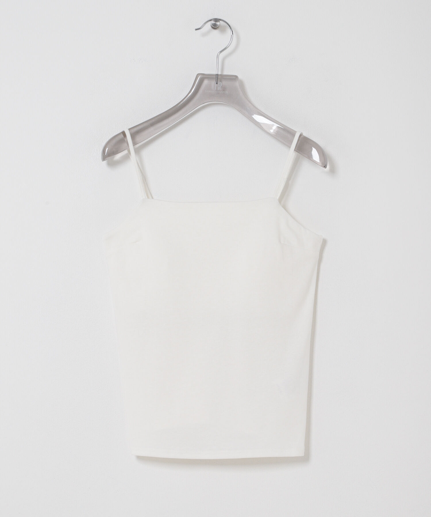 URBAN RESEARCH「カップ付きバックオープンキャミソール」|キャミソール|オフホワイト