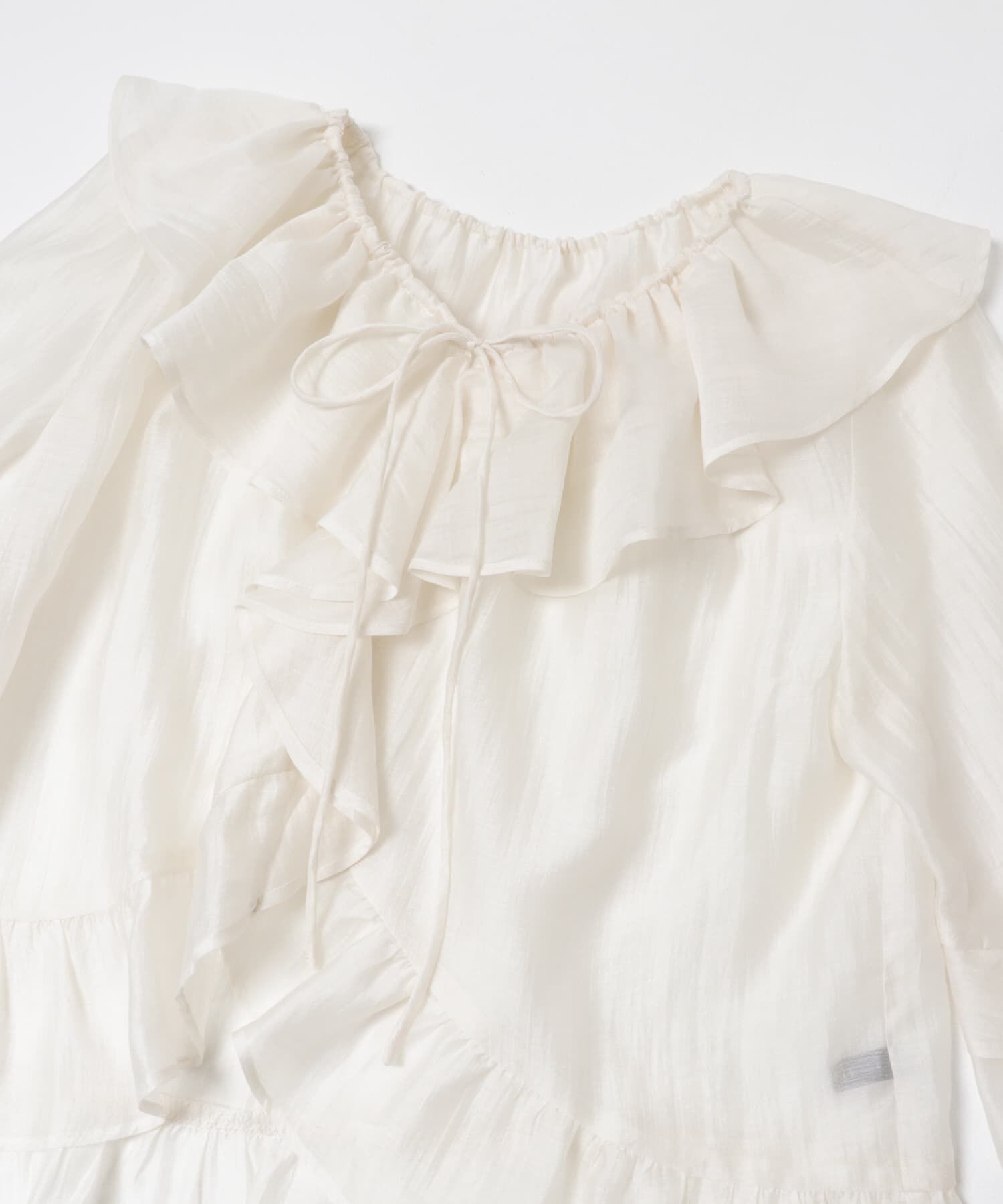 URBAN RESEARCH ROSSO「シアーフリルブラウス」|シャツ・ブラウス|