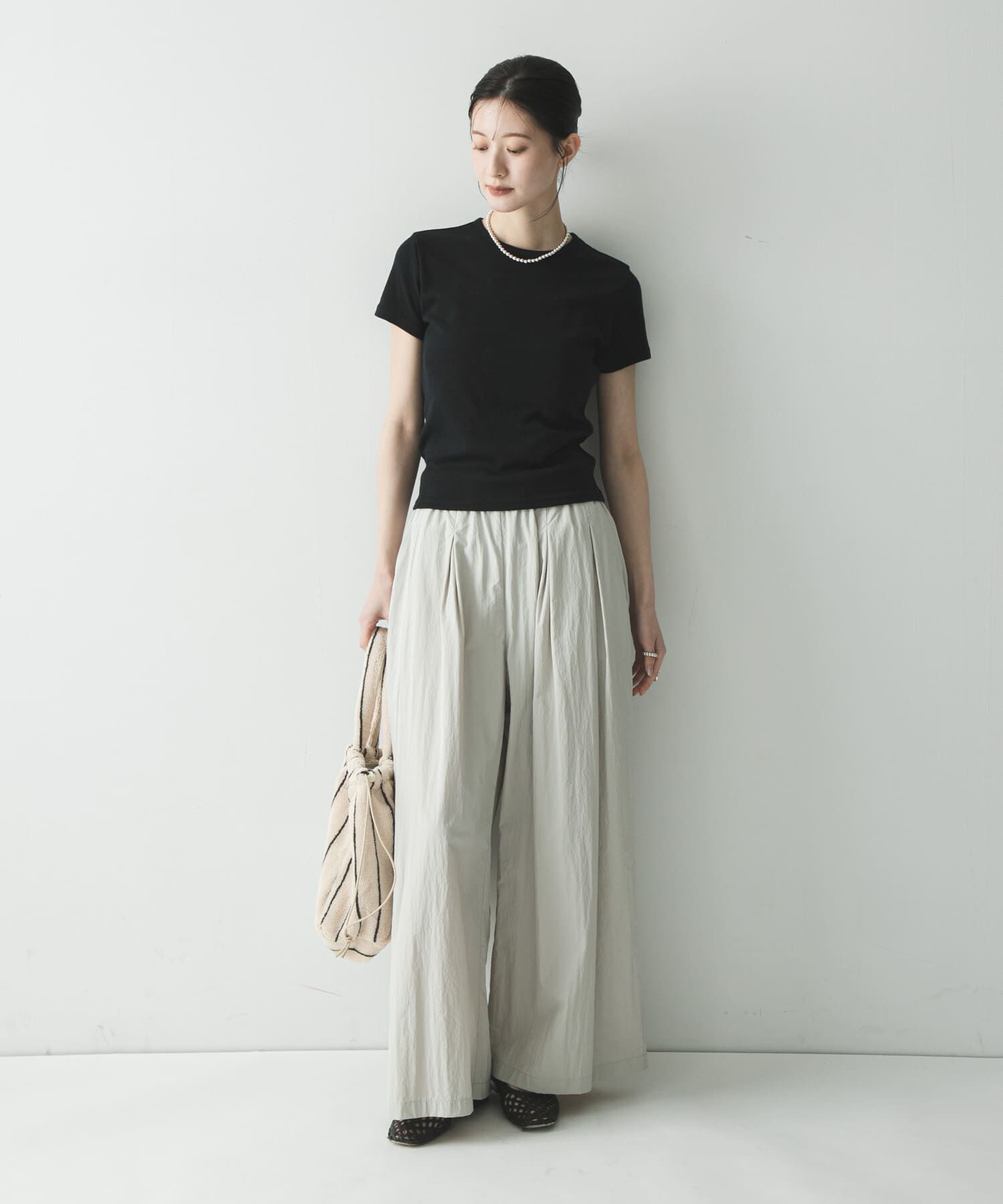 URBAN RESEARCH「『UR TECH』ギャザーワイドパンツ」|その他|