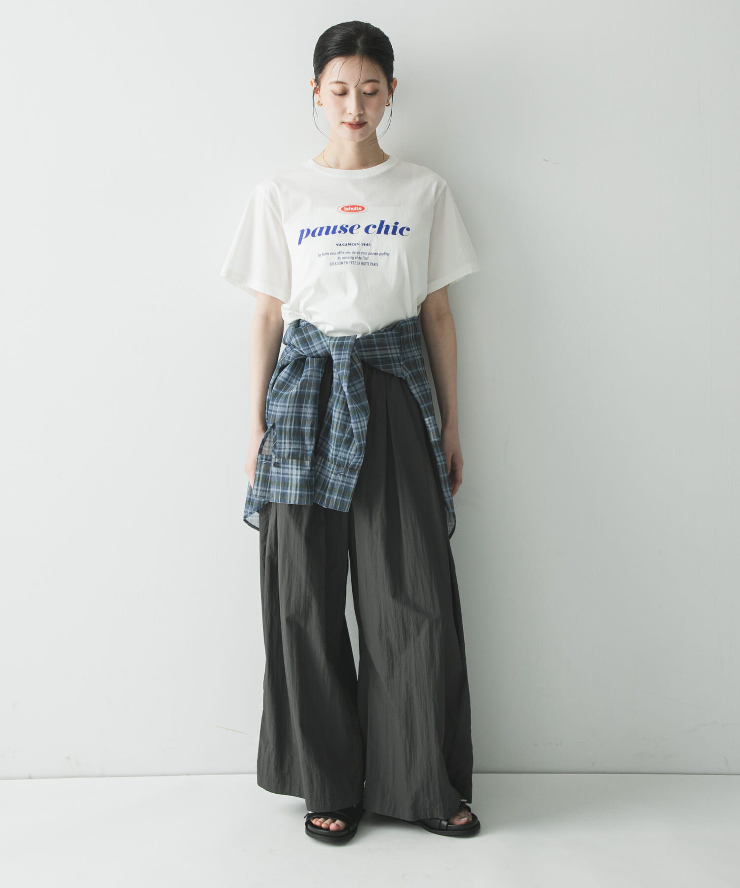 URBAN RESEARCH「『UR TECH』ギャザーワイドパンツ」|その他|