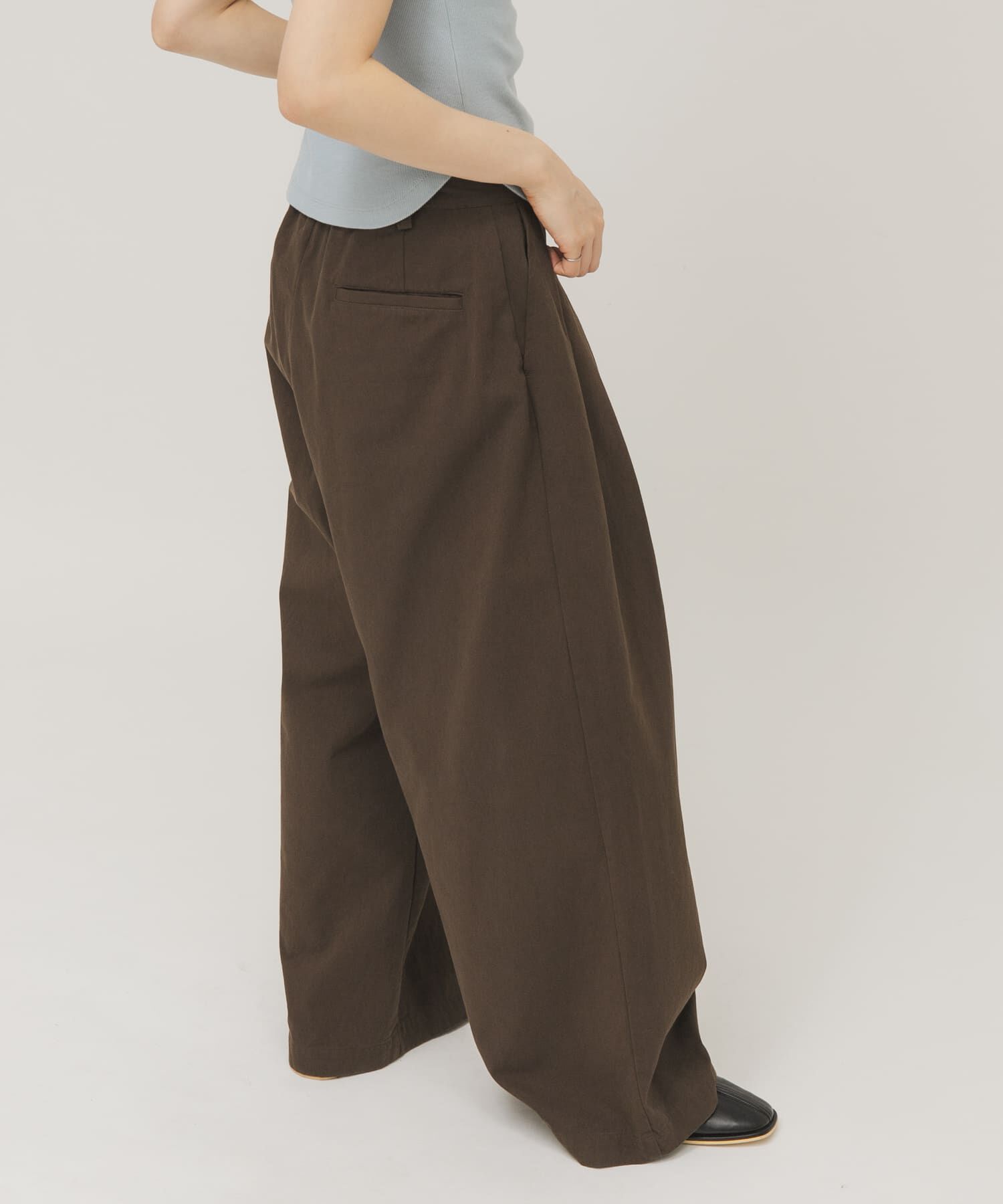  「タックデザインツイルパンツ」|その他|