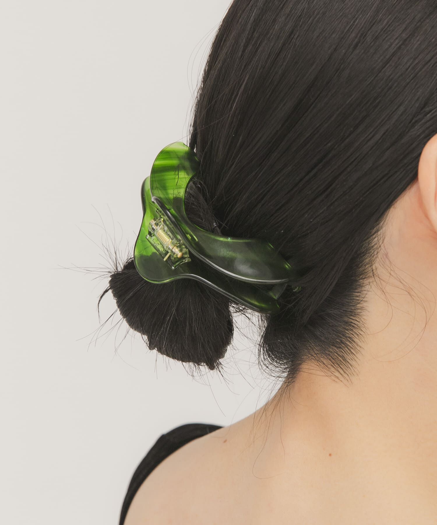  「ラウンドバンスクリップ」|その他|グリーン