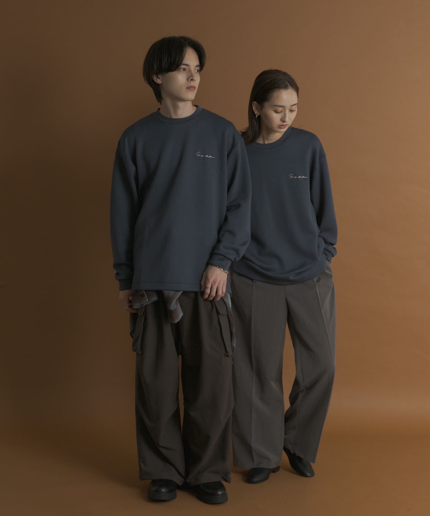 SENSE OF PLACE by URBAN RESEARCH「『一部WEB限定カラー』シシュウダンボールポンチロングTシャツ」|Tシャツ・カットソー|