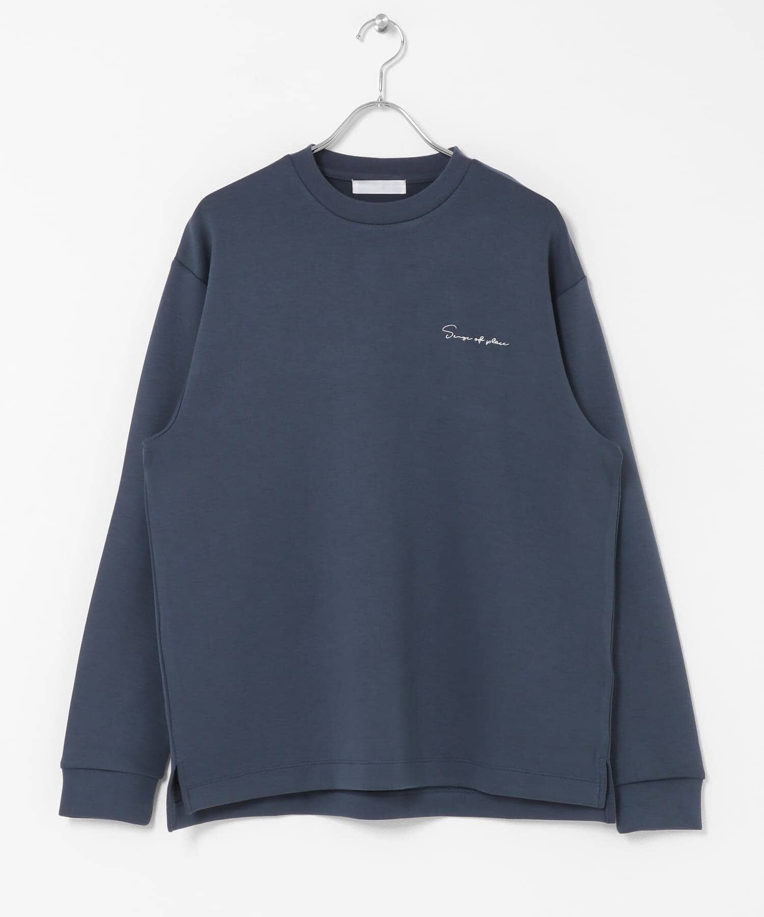 SENSE OF PLACE by URBAN RESEARCH「『一部WEB限定カラー』シシュウダンボールポンチロングTシャツ」|Tシャツ・カットソー|