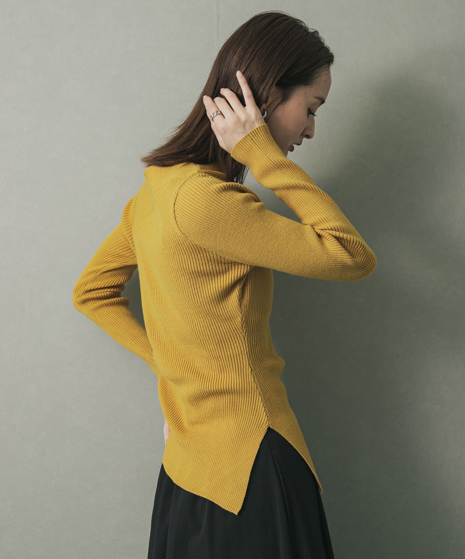 SENSE OF PLACE by URBAN RESEARCH「アシメデザインセーター」|ニット・セーター|