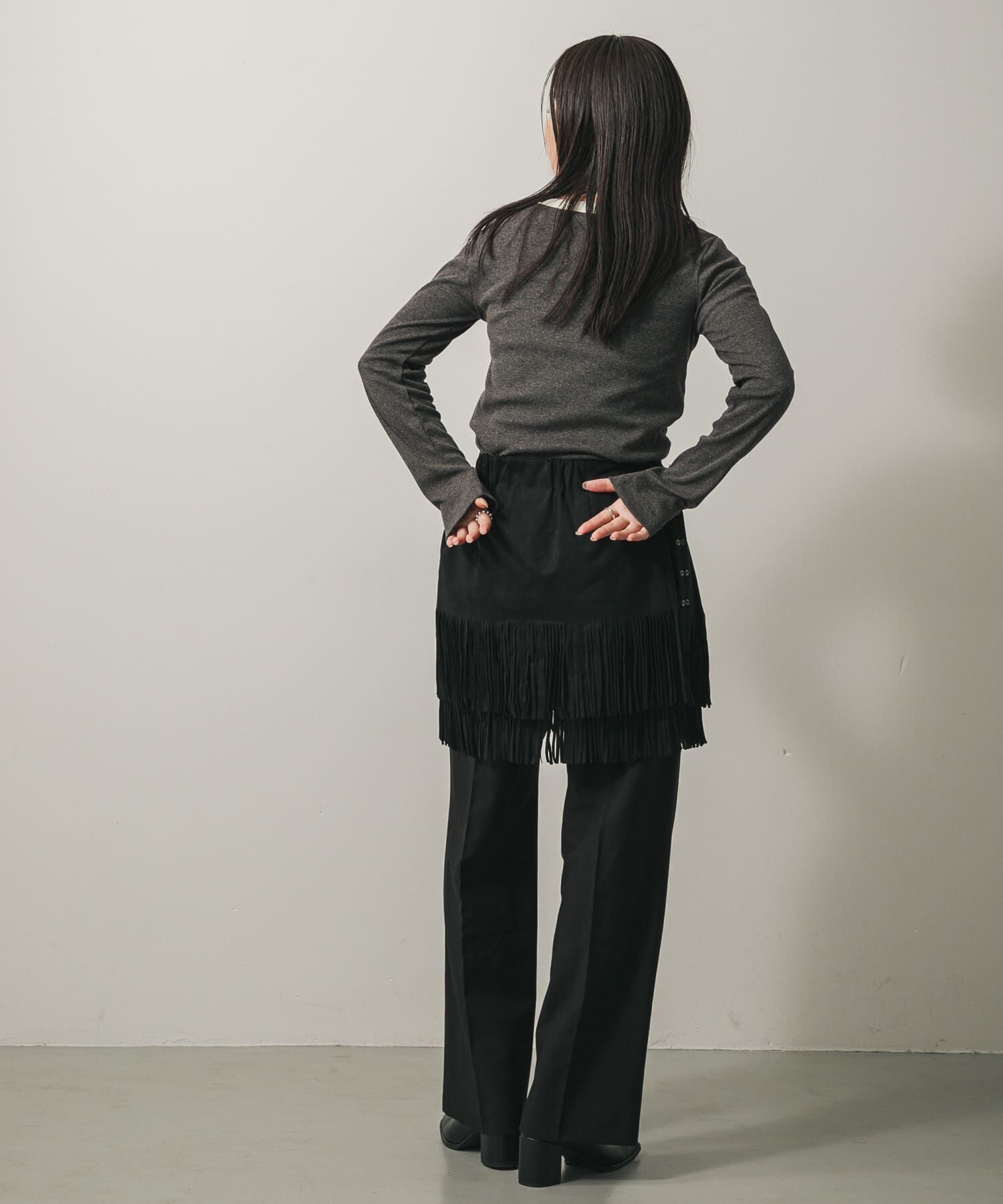 SENSE OF PLACE by URBAN RESEARCH「ラウンドネックリブTシャツ」|Tシャツ・カットソー|