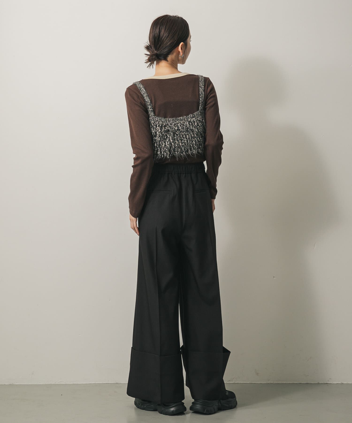 SENSE OF PLACE by URBAN RESEARCH「ラウンドネックリブTシャツ」|Tシャツ・カットソー|