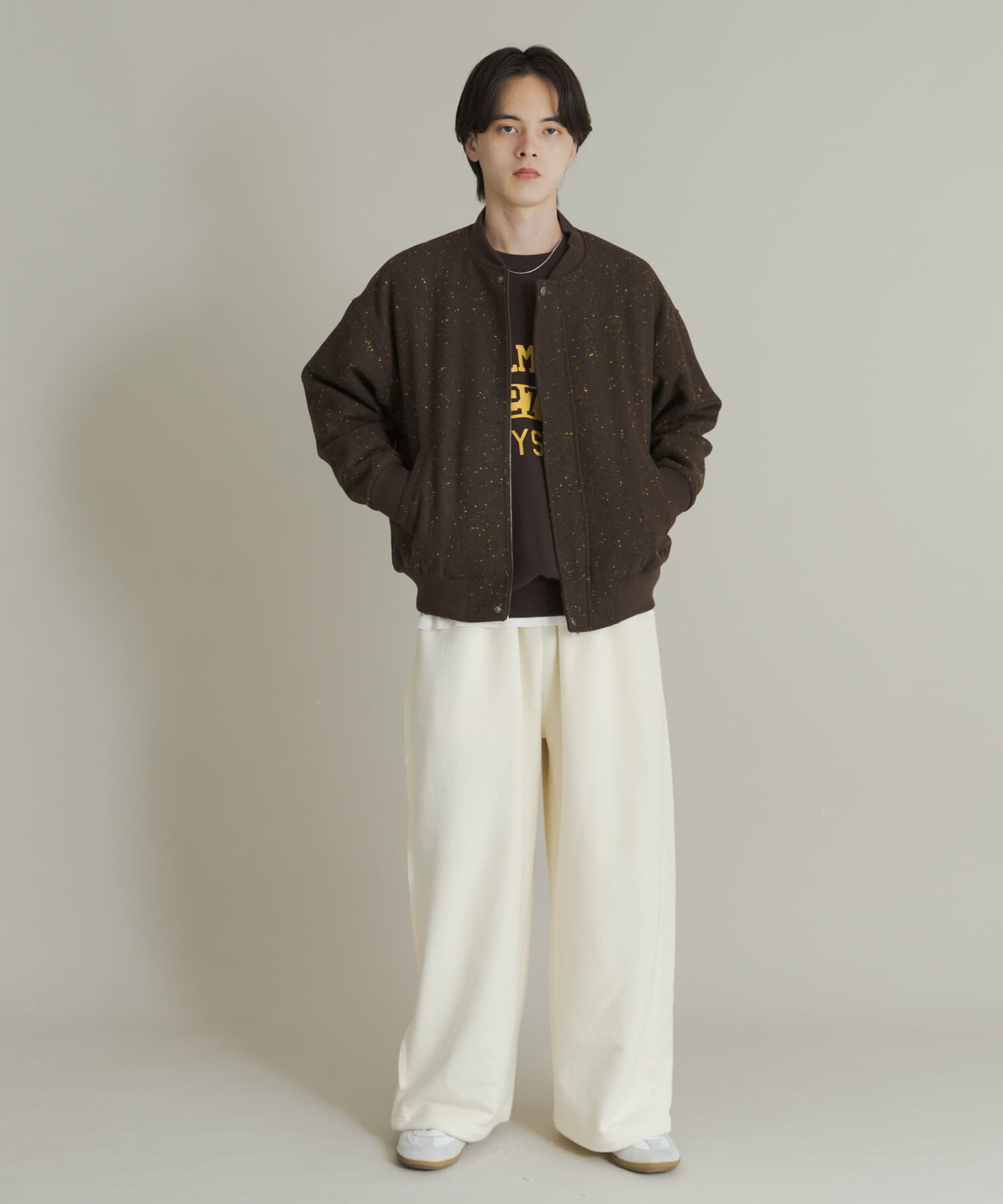 SENSE OF PLACE by URBAN RESEARCH「ウールタッチネップブルゾン」|ブルゾン・スタジャン|