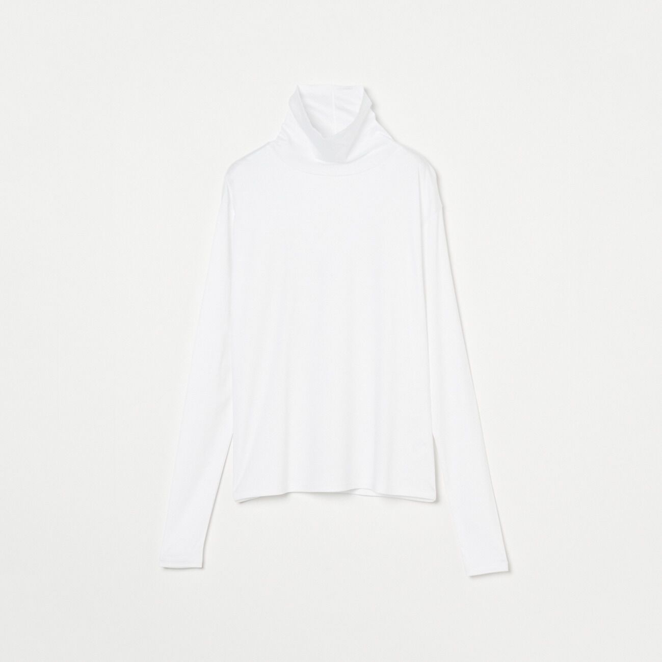 HELIOPOLE「HELIOPOLE 【smooth skin series】 High Neck」|Tシャツ・カットソー|ホワイト