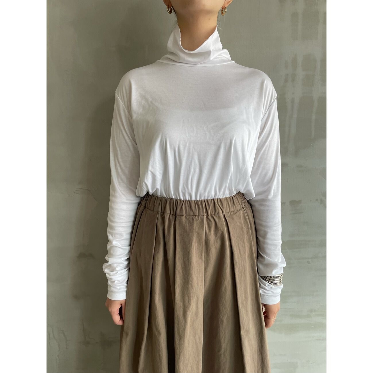 HELIOPOLE「HELIOPOLE 【smooth skin series】 High Neck」|Tシャツ・カットソー|