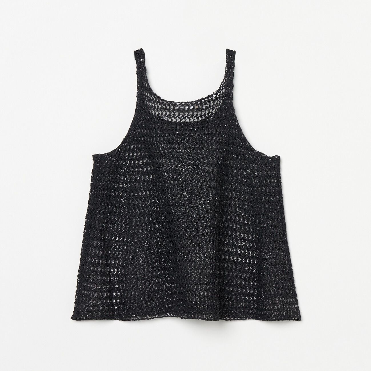 HELIOPOLE「HELIOPOLE GLITTER CROCHET KNIT CAMISOLE」|ニット・セーター|