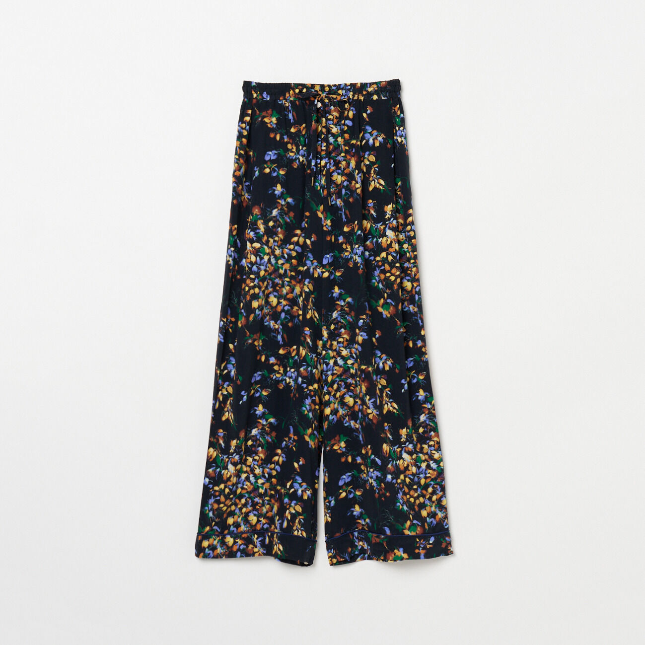 HELIOPOLE「HELIOPOLE IPEKER PRINT PAJAMA PANTS」|チノ|ブラック