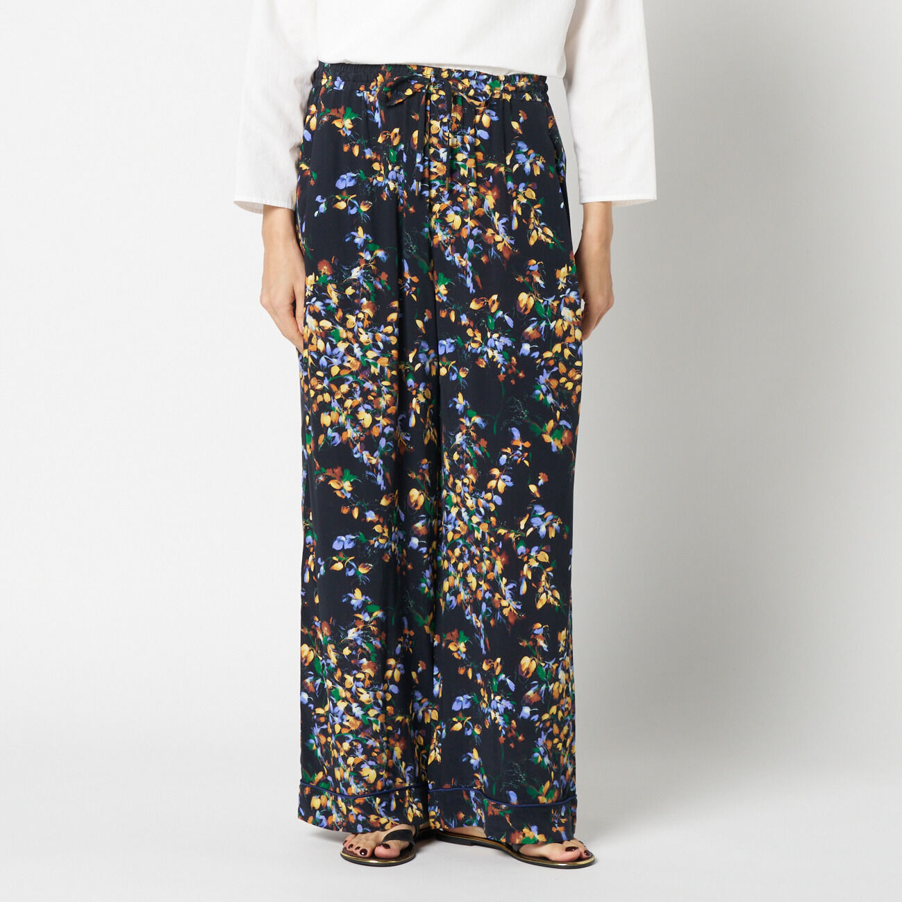 HELIOPOLE「HELIOPOLE IPEKER PRINT PAJAMA PANTS」|チノ|