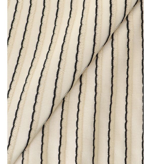  「ストライプフレアニットスカート」|スカート|