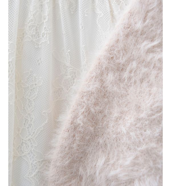  「シャギーボレロ&times;キャミワンピセット」|ワンピース|