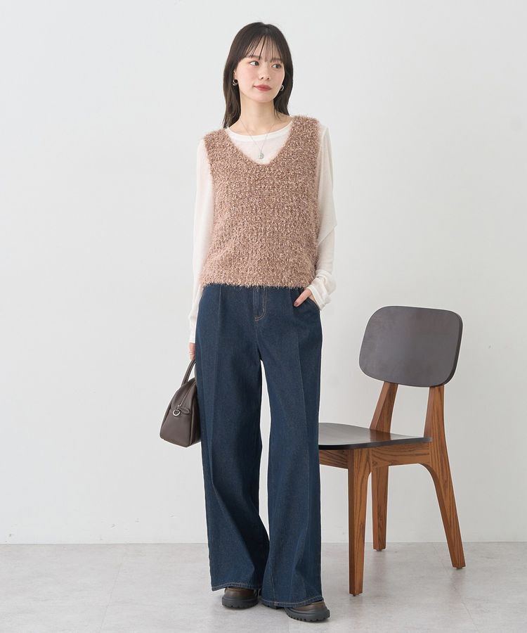 earth music&ecology「クルーネックシアーテレコプルオーバー」|Tシャツ・カットソー|