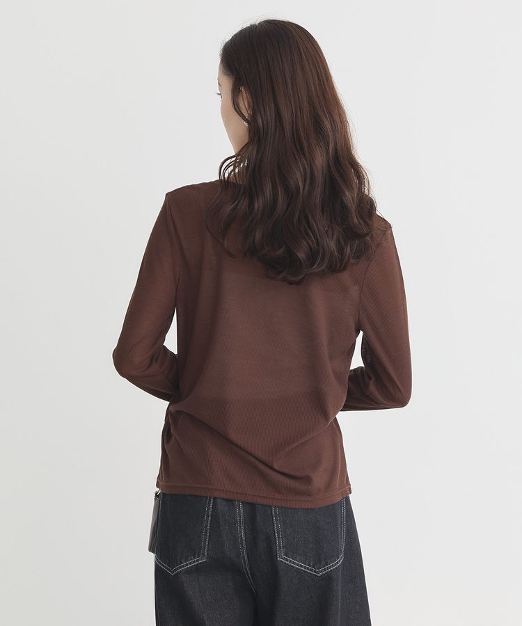 earth music&ecology「クルーネックシアーテレコプルオーバー」|Tシャツ・カットソー|