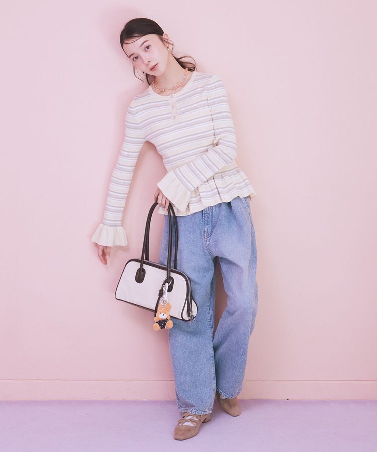 earth music&ecology「Wリボンパンプス」|パンプス|