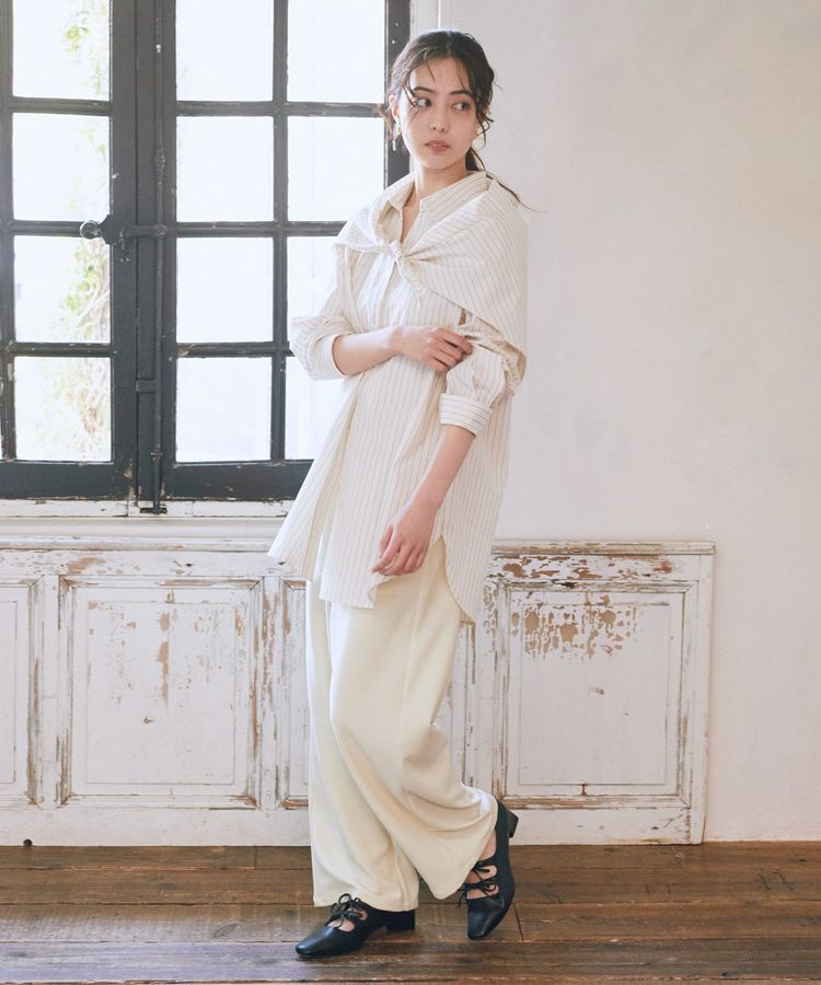 earth music&ecology「Wリボンパンプス」|パンプス|