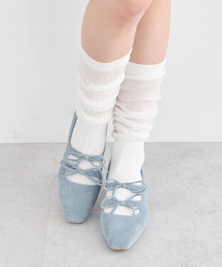 earth music&ecology「Wリボンパンプス」|パンプス|