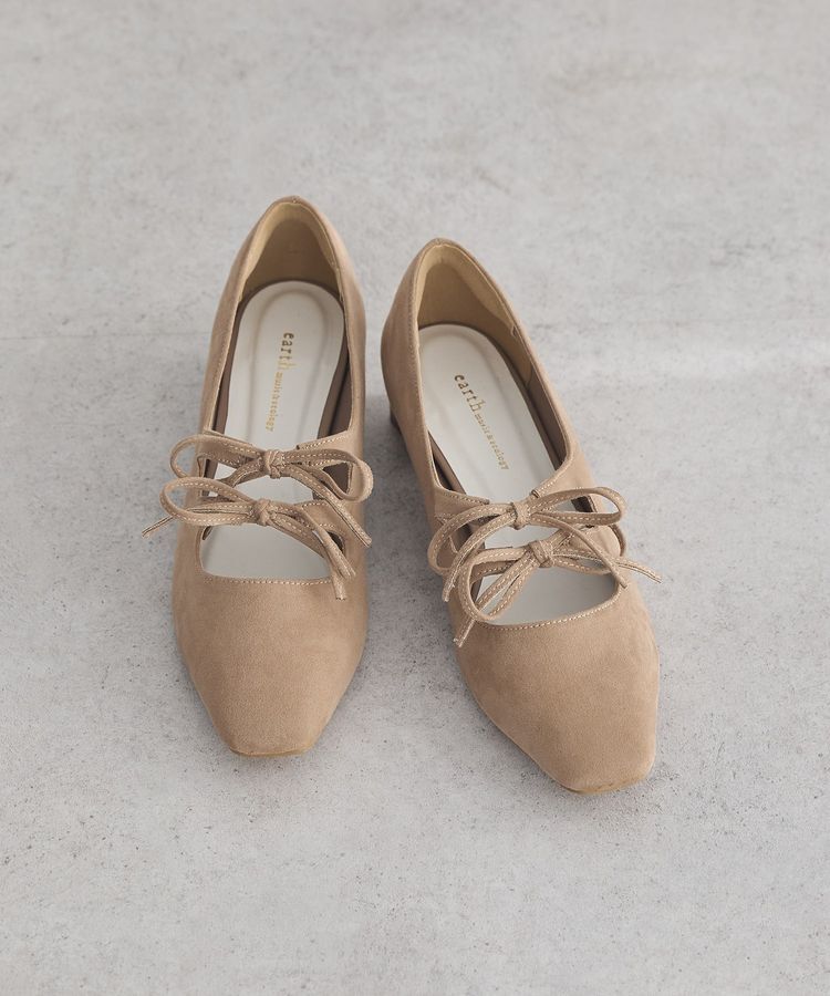 earth music&ecology「Wリボンパンプス」|パンプス|