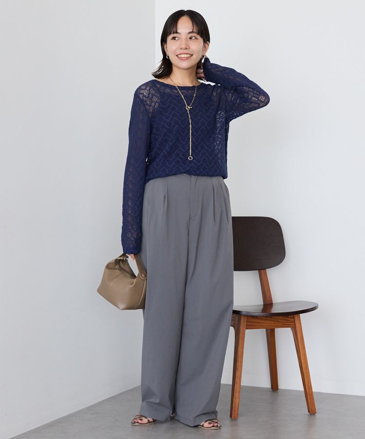 AMERICAN HOLIC「レース長袖プルオーバー」|Tシャツ・カットソー|