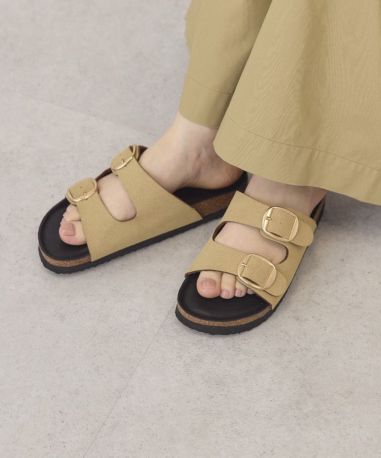 AMERICAN HOLIC「フットベットダブルベルトサンダル」|サンダル|Beige