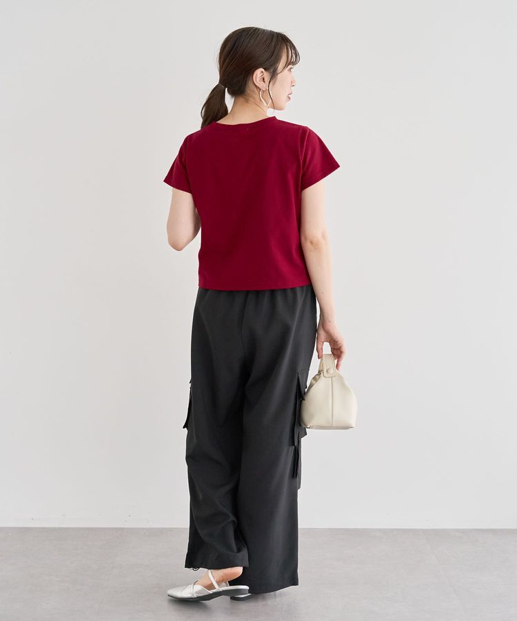 Green Parks「・swing by パールリボンモチーフTEE」|Tシャツ・カットソー|