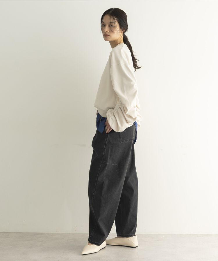 GARAGE OF GOOD CLOTHING「タックコクーンデニムパンツ」|デニム|